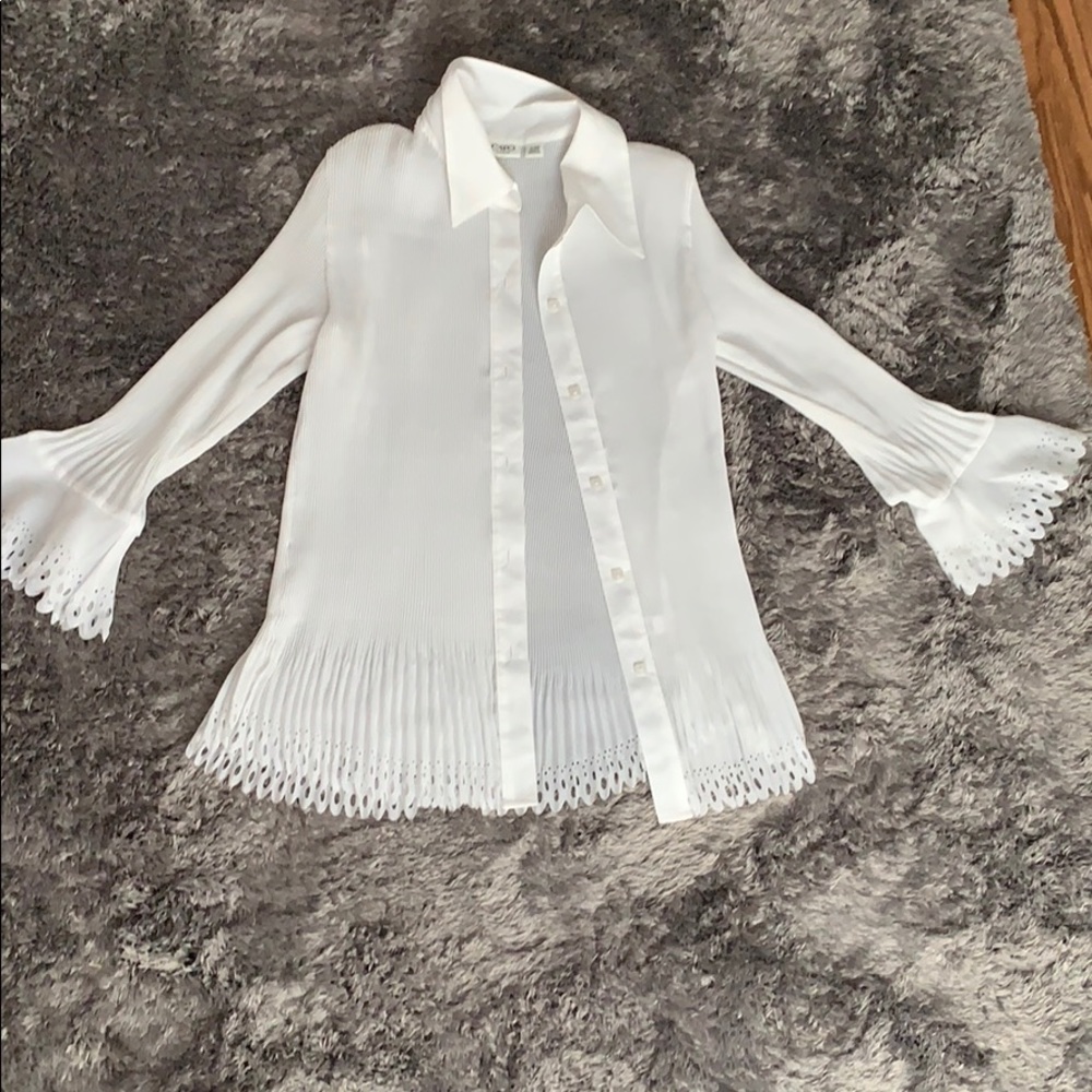 Women’s white button up Blouse